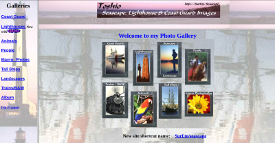 Screenshot from the Geocities Gallery